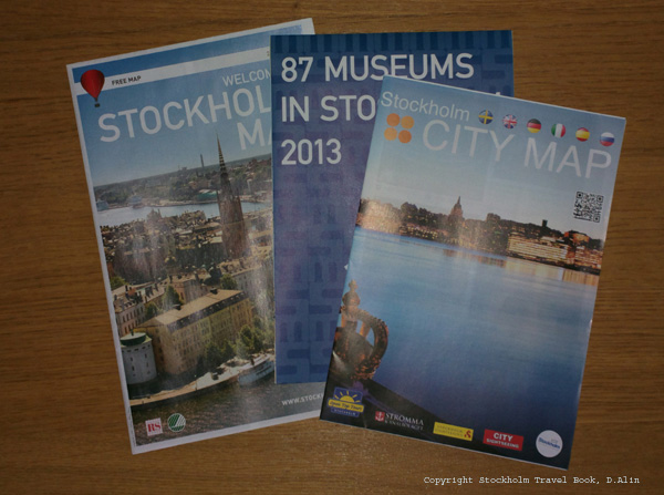 Stockholm city map - gratis karta att plocka upp